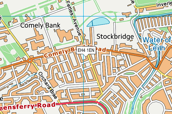 EH4 1EN map - OS VectorMap District (Ordnance Survey) EH4 1EN map - OS VectorMap District (Ordnance Survey)