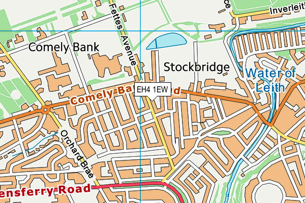 EH4 1EW map - OS VectorMap District (Ordnance Survey) EH4 1EW map - OS VectorMap District (Ordnance Survey)