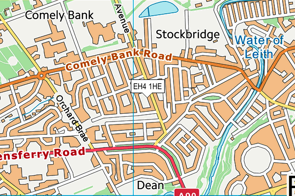 EH4 1HE map - OS VectorMap District (Ordnance Survey) EH4 1HE map - OS VectorMap District (Ordnance Survey)