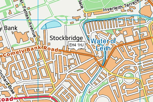 EH4 1HJ map - OS VectorMap District (Ordnance Survey) EH4 1HJ map - OS VectorMap District (Ordnance Survey)