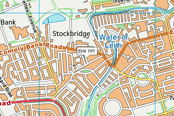 EH4 1HY map - OS VectorMap District (Ordnance Survey) EH4 1HY map - OS VectorMap District (Ordnance Survey)