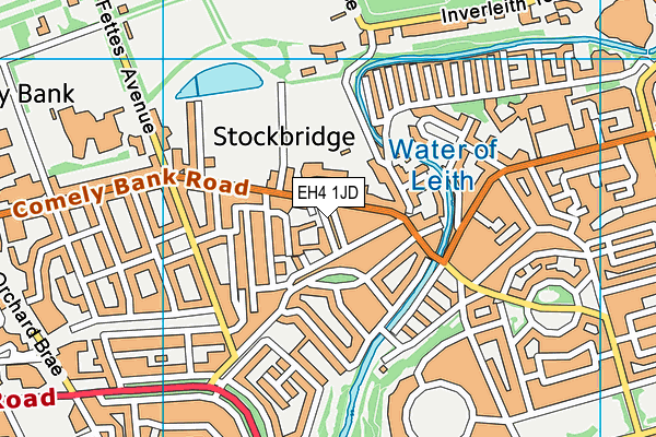 EH4 1JD map - OS VectorMap District (Ordnance Survey) EH4 1JD map - OS VectorMap District (Ordnance Survey)