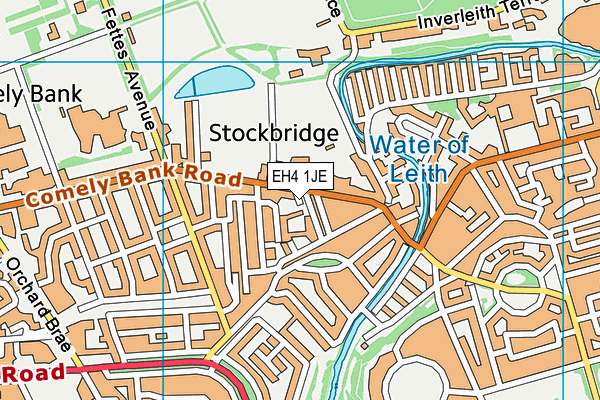 EH4 1JE map - OS VectorMap District (Ordnance Survey) EH4 1JE map - OS VectorMap District (Ordnance Survey)