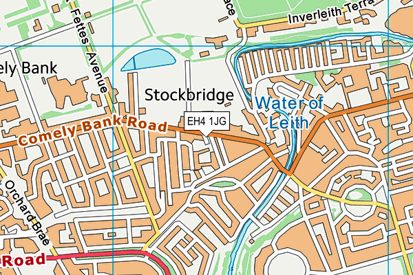 EH4 1JG map - OS VectorMap District (Ordnance Survey) EH4 1JG map - OS VectorMap District (Ordnance Survey)