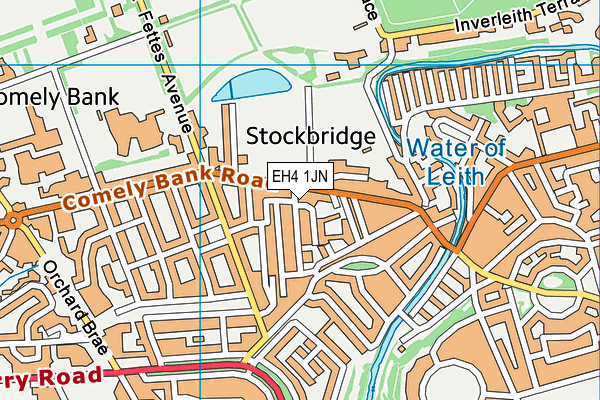 EH4 1JN map - OS VectorMap District (Ordnance Survey) EH4 1JN map - OS VectorMap District (Ordnance Survey)