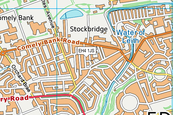 EH4 1JS map - OS VectorMap District (Ordnance Survey) EH4 1JS map - OS VectorMap District (Ordnance Survey)