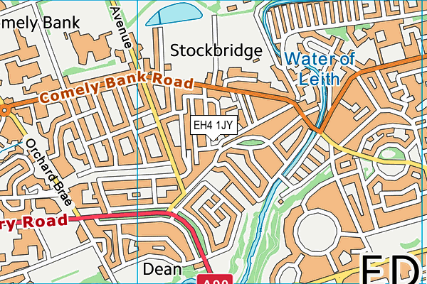 EH4 1JY map - OS VectorMap District (Ordnance Survey) EH4 1JY map - OS VectorMap District (Ordnance Survey)