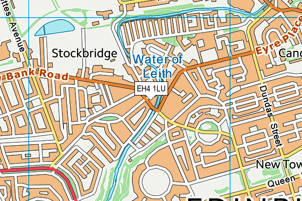 EH4 1LU map - OS VectorMap District (Ordnance Survey) EH4 1LU map - OS VectorMap District (Ordnance Survey)