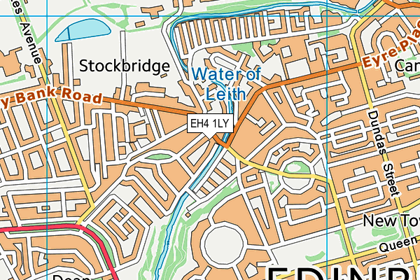 EH4 1LY map - OS VectorMap District (Ordnance Survey) EH4 1LY map - OS VectorMap District (Ordnance Survey)