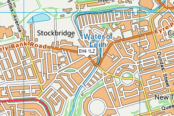 EH4 1LZ map - OS VectorMap District (Ordnance Survey) EH4 1LZ map - OS VectorMap District (Ordnance Survey)