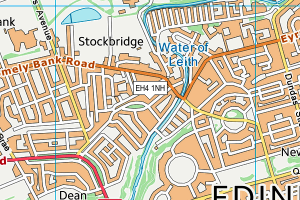 EH4 1NH map - OS VectorMap District (Ordnance Survey) EH4 1NH map - OS VectorMap District (Ordnance Survey)