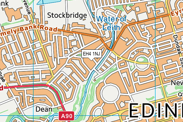 EH4 1NJ map - OS VectorMap District (Ordnance Survey) EH4 1NJ map - OS VectorMap District (Ordnance Survey)