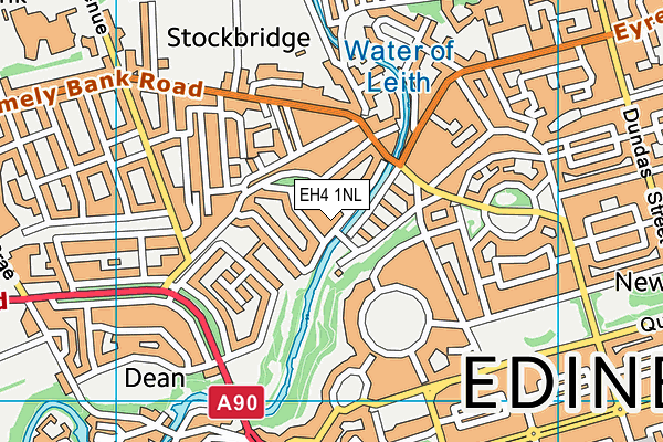 EH4 1NL map - OS VectorMap District (Ordnance Survey) EH4 1NL map - OS VectorMap District (Ordnance Survey)