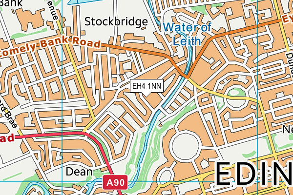 EH4 1NN map - OS VectorMap District (Ordnance Survey) EH4 1NN map - OS VectorMap District (Ordnance Survey)