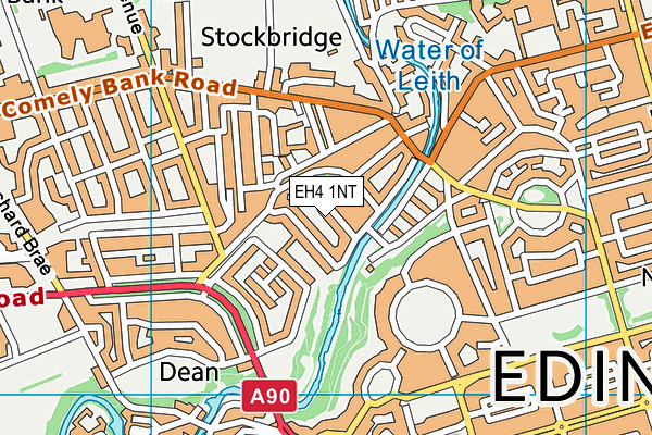 EH4 1NT map - OS VectorMap District (Ordnance Survey) EH4 1NT map - OS VectorMap District (Ordnance Survey)