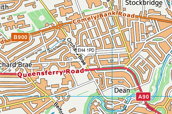 EH4 1PD map - OS VectorMap District (Ordnance Survey) EH4 1PD map - OS VectorMap District (Ordnance Survey)