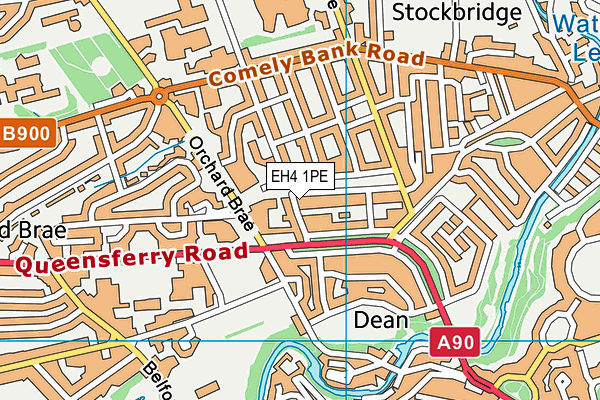 EH4 1PE map - OS VectorMap District (Ordnance Survey) EH4 1PE map - OS VectorMap District (Ordnance Survey)