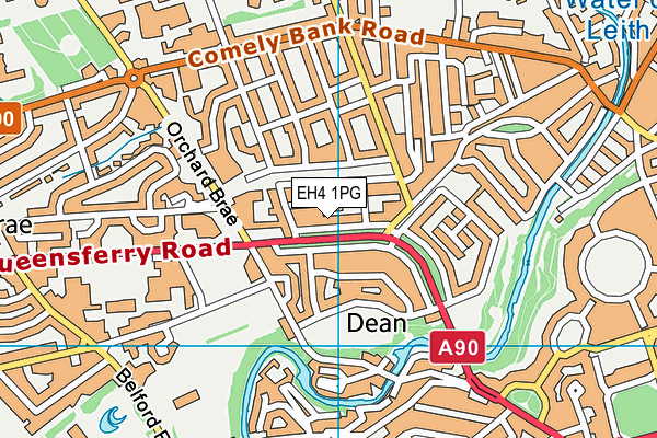 EH4 1PG map - OS VectorMap District (Ordnance Survey) EH4 1PG map - OS VectorMap District (Ordnance Survey)