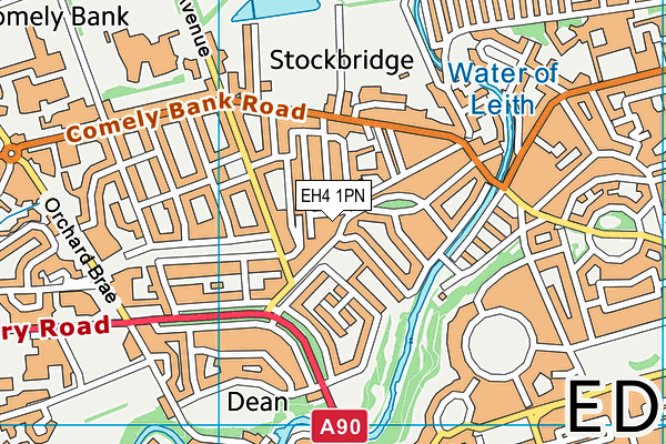 EH4 1PN map - OS VectorMap District (Ordnance Survey) EH4 1PN map - OS VectorMap District (Ordnance Survey)