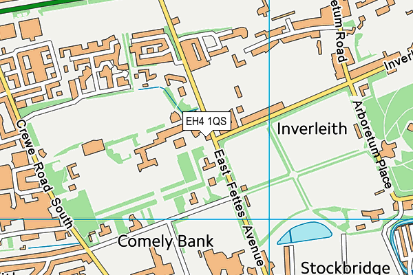 EH4 1QS map - OS VectorMap District (Ordnance Survey) EH4 1QS map - OS VectorMap District (Ordnance Survey)