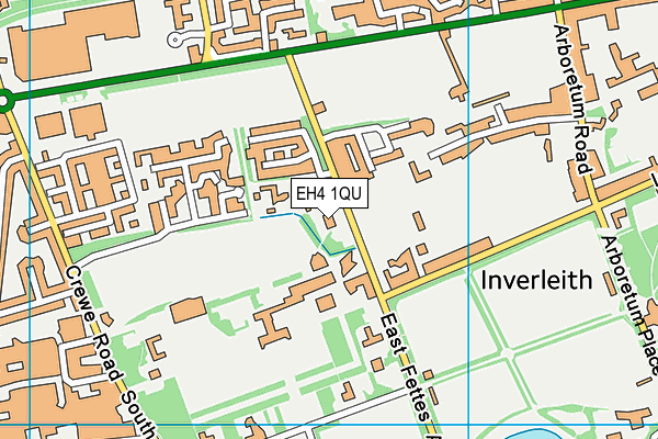EH4 1QU map - OS VectorMap District (Ordnance Survey) EH4 1QU map - OS VectorMap District (Ordnance Survey)