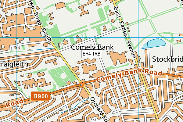 EH4 1RB map - OS VectorMap District (Ordnance Survey) EH4 1RB map - OS VectorMap District (Ordnance Survey)