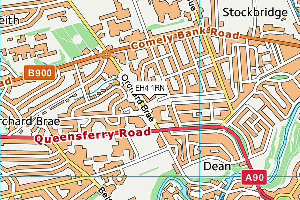 EH4 1RN map - OS VectorMap District (Ordnance Survey) EH4 1RN map - OS VectorMap District (Ordnance Survey)