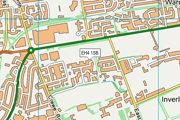 EH4 1SB map - OS VectorMap District (Ordnance Survey) EH4 1SB map - OS VectorMap District (Ordnance Survey)