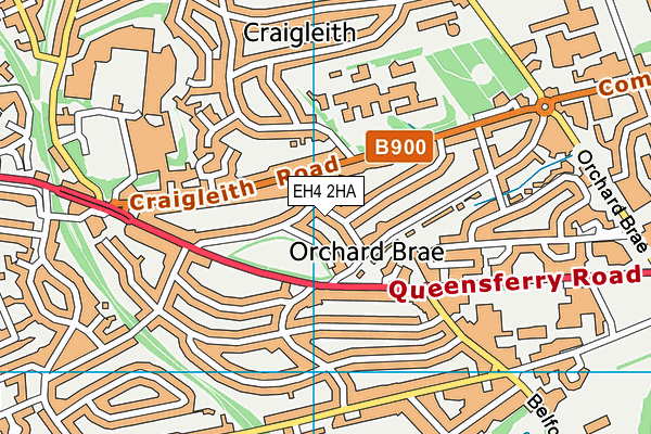 EH4 2HA map - OS VectorMap District (Ordnance Survey) EH4 2HA map - OS VectorMap District (Ordnance Survey)