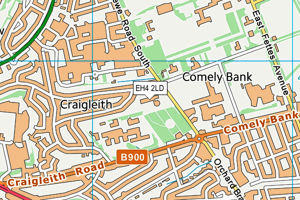 EH4 2LD map - OS VectorMap District (Ordnance Survey) EH4 2LD map - OS VectorMap District (Ordnance Survey)