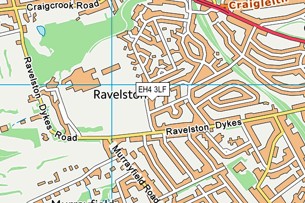 EH4 3LF map - OS VectorMap District (Ordnance Survey)