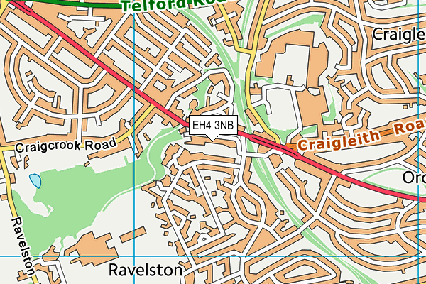 EH4 3NB map - OS VectorMap District (Ordnance Survey) EH4 3NB map - OS VectorMap District (Ordnance Survey)