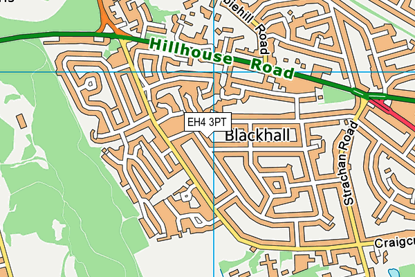 EH4 3PT map - OS VectorMap District (Ordnance Survey) EH4 3PT map - OS VectorMap District (Ordnance Survey)