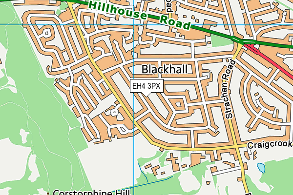 EH4 3PX map - OS VectorMap District (Ordnance Survey) EH4 3PX map - OS VectorMap District (Ordnance Survey)