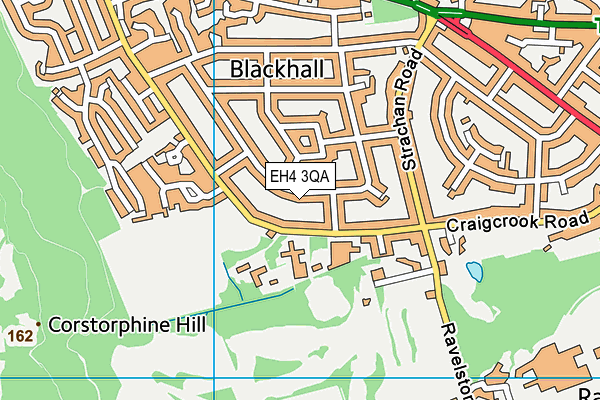 EH4 3QA map - OS VectorMap District (Ordnance Survey) EH4 3QA map - OS VectorMap District (Ordnance Survey)
