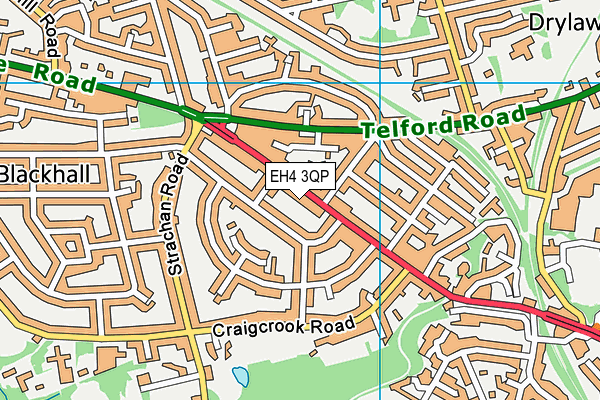 EH4 3QP map - OS VectorMap District (Ordnance Survey) EH4 3QP map - OS VectorMap District (Ordnance Survey)