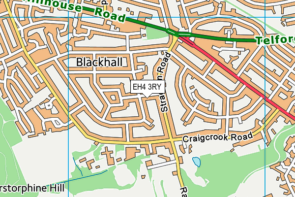EH4 3RY map - OS VectorMap District (Ordnance Survey) EH4 3RY map - OS VectorMap District (Ordnance Survey)