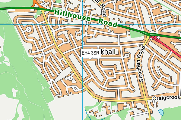 EH4 3SR map - OS VectorMap District (Ordnance Survey) EH4 3SR map - OS VectorMap District (Ordnance Survey)