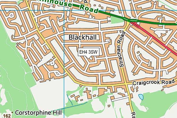 EH4 3SW map - OS VectorMap District (Ordnance Survey) EH4 3SW map - OS VectorMap District (Ordnance Survey)