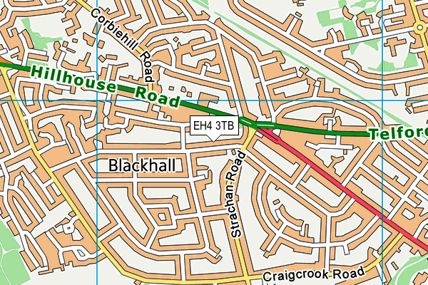 EH4 3TB map - OS VectorMap District (Ordnance Survey) EH4 3TB map - OS VectorMap District (Ordnance Survey)