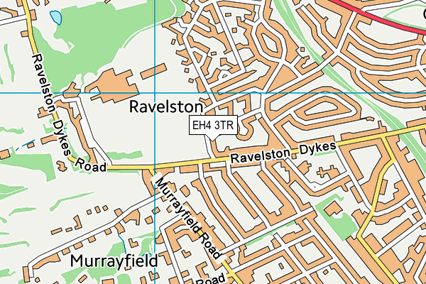 EH4 3TR map - OS VectorMap District (Ordnance Survey) EH4 3TR map - OS VectorMap District (Ordnance Survey)