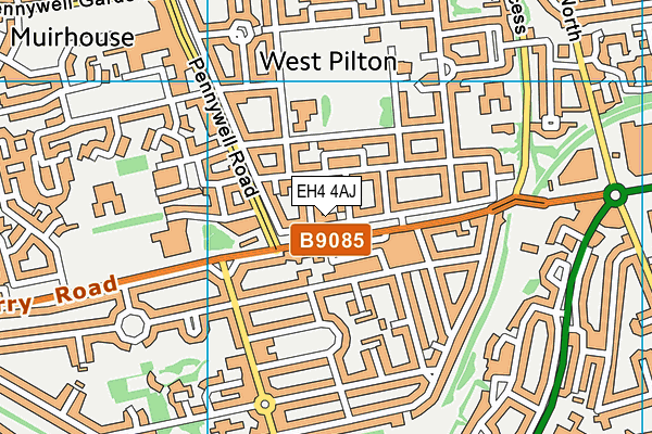 EH4 4AJ map - OS VectorMap District (Ordnance Survey) EH4 4AJ map - OS VectorMap District (Ordnance Survey)