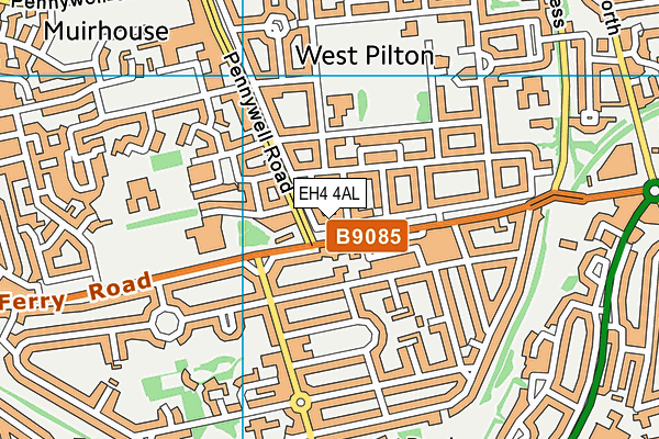 EH4 4AL map - OS VectorMap District (Ordnance Survey) EH4 4AL map - OS VectorMap District (Ordnance Survey)