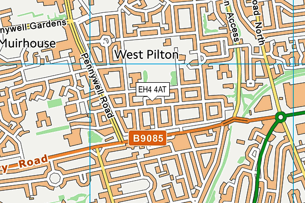 EH4 4AT map - OS VectorMap District (Ordnance Survey) EH4 4AT map - OS VectorMap District (Ordnance Survey)