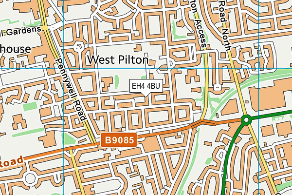 EH4 4BU map - OS VectorMap District (Ordnance Survey) EH4 4BU map - OS VectorMap District (Ordnance Survey)