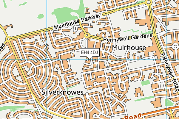 EH4 4DJ map - OS VectorMap District (Ordnance Survey) EH4 4DJ map - OS VectorMap District (Ordnance Survey)