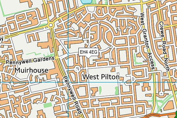 EH4 4EG map - OS VectorMap District (Ordnance Survey) EH4 4EG map - OS VectorMap District (Ordnance Survey)
