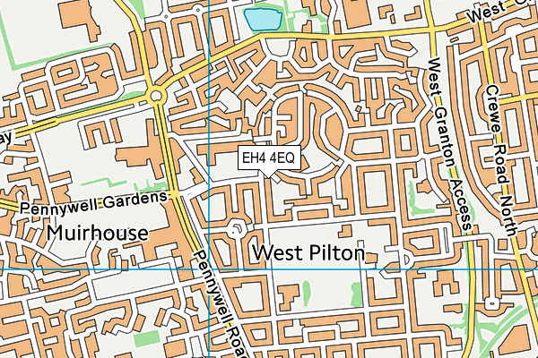 EH4 4EQ map - OS VectorMap District (Ordnance Survey) EH4 4EQ map - OS VectorMap District (Ordnance Survey)