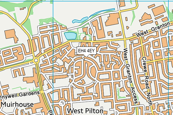 EH4 4EY map - OS VectorMap District (Ordnance Survey) EH4 4EY map - OS VectorMap District (Ordnance Survey)