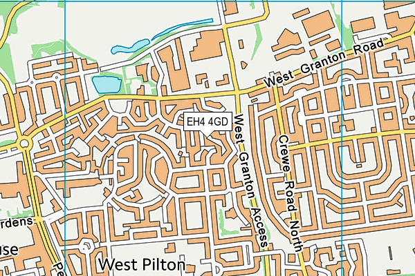 EH4 4GD map - OS VectorMap District (Ordnance Survey) EH4 4GD map - OS VectorMap District (Ordnance Survey)
